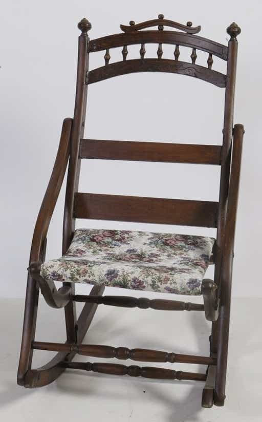 365 antique victorian folding rocking chair 1