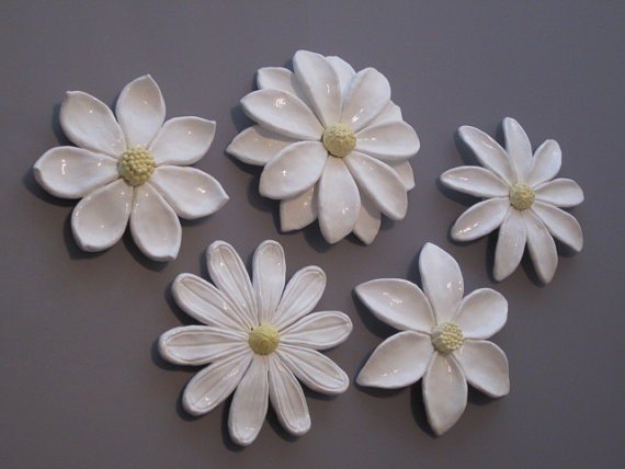 Ceramic Flower Wall Art Ideas On Foter