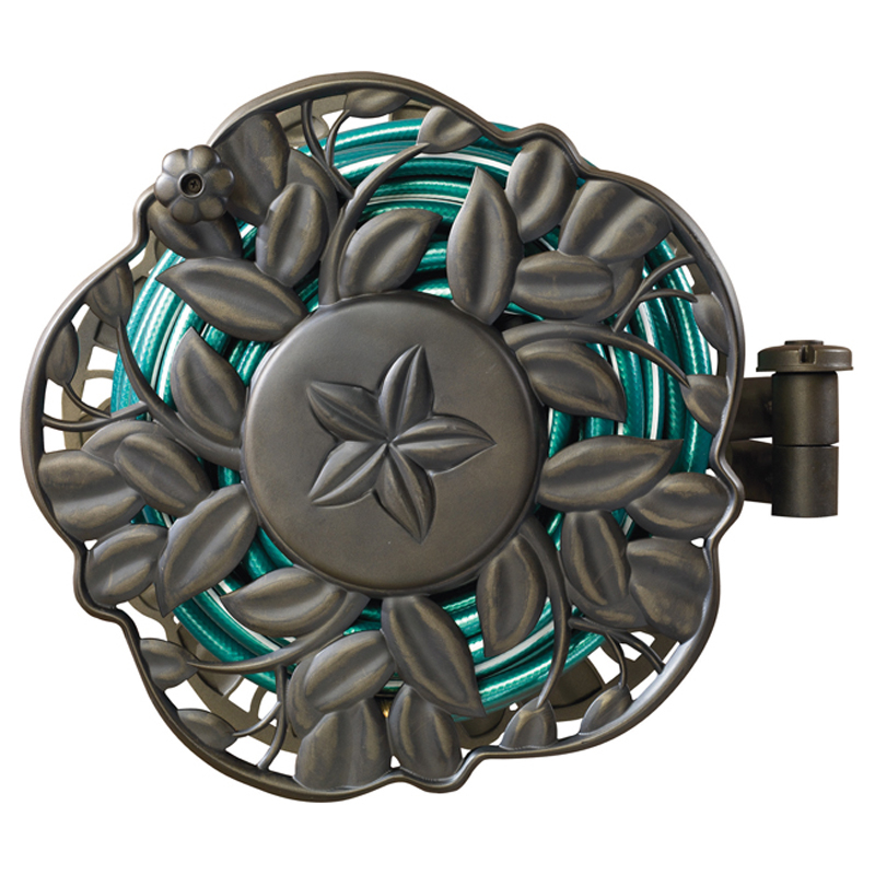 Ames Ames ReelEasy Decorative Wall Mount Hose Reel with Swivel Feature