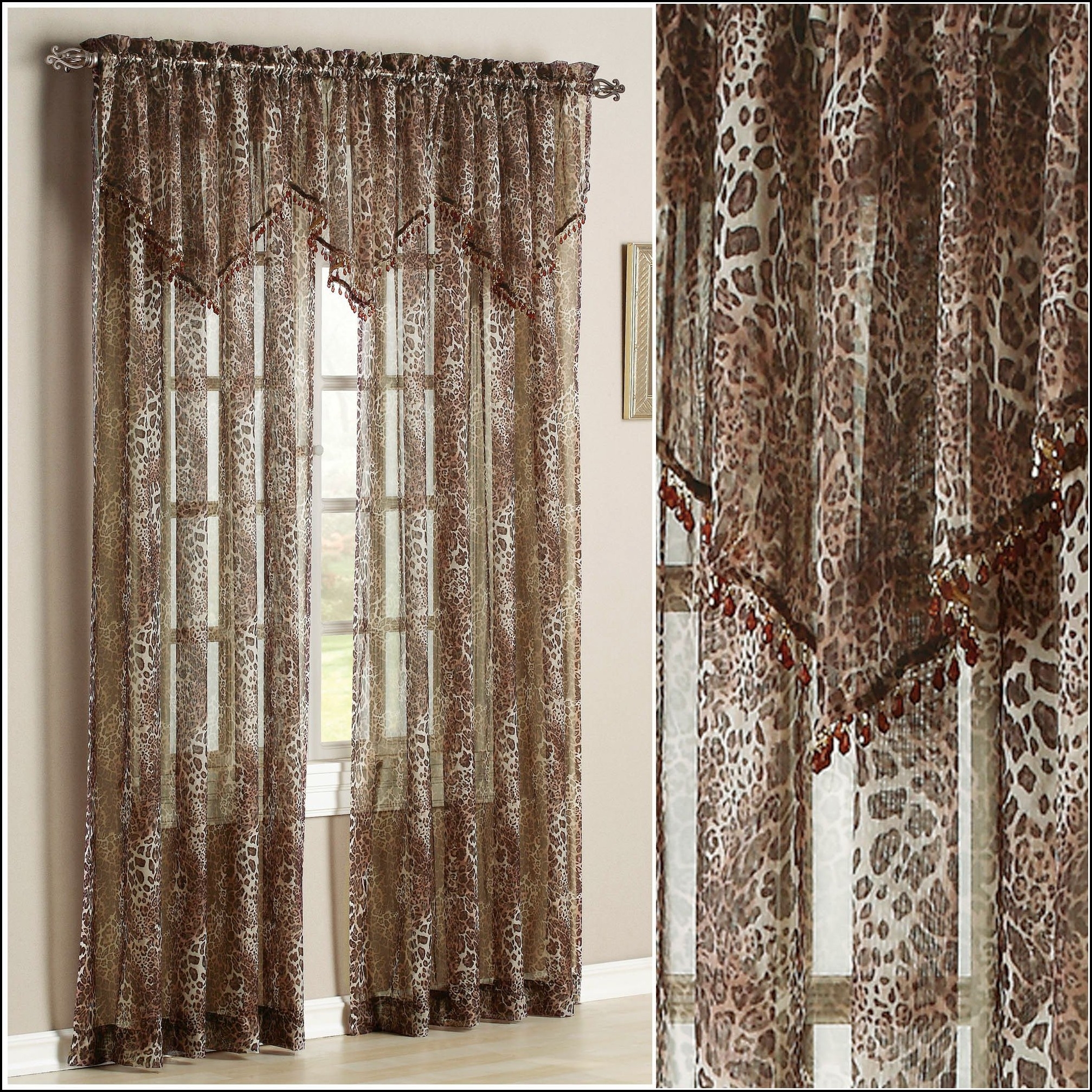 Leopard Print Window Curtains Ideas On Foter