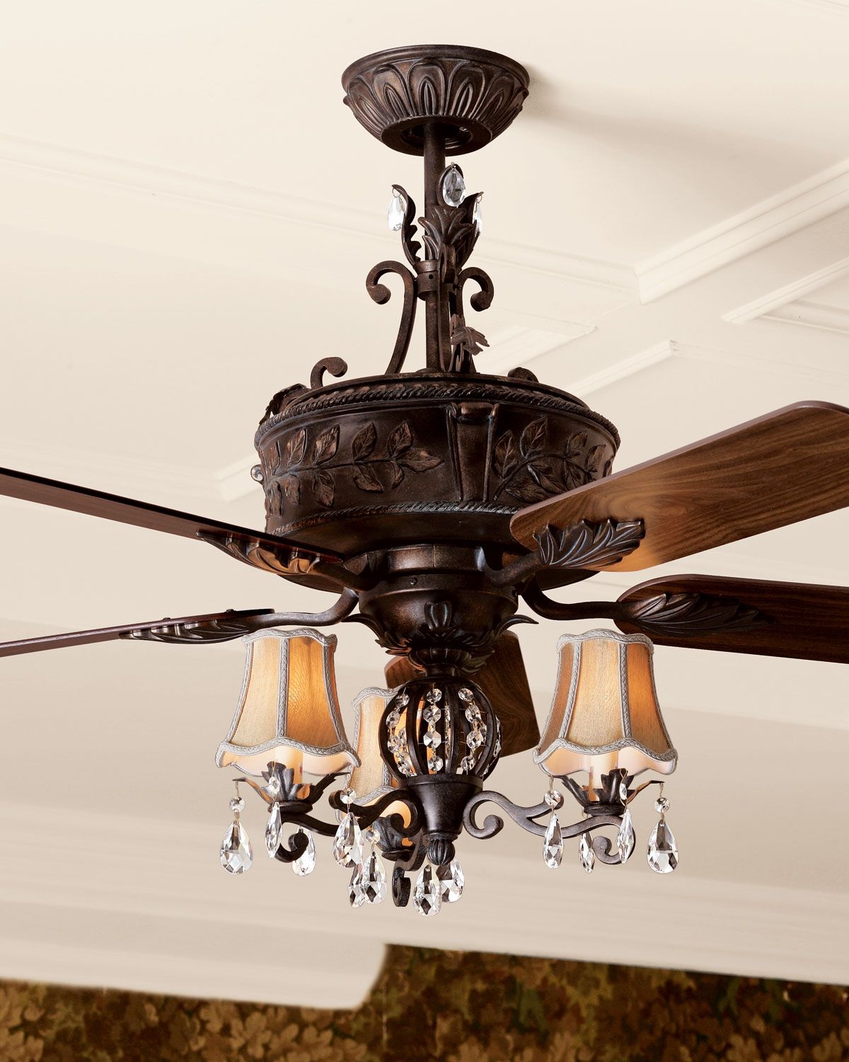 Chandelier ceiling fan light kit