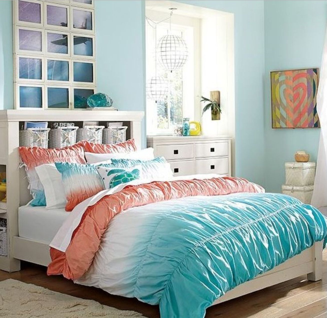 Teal And Grey Bedding