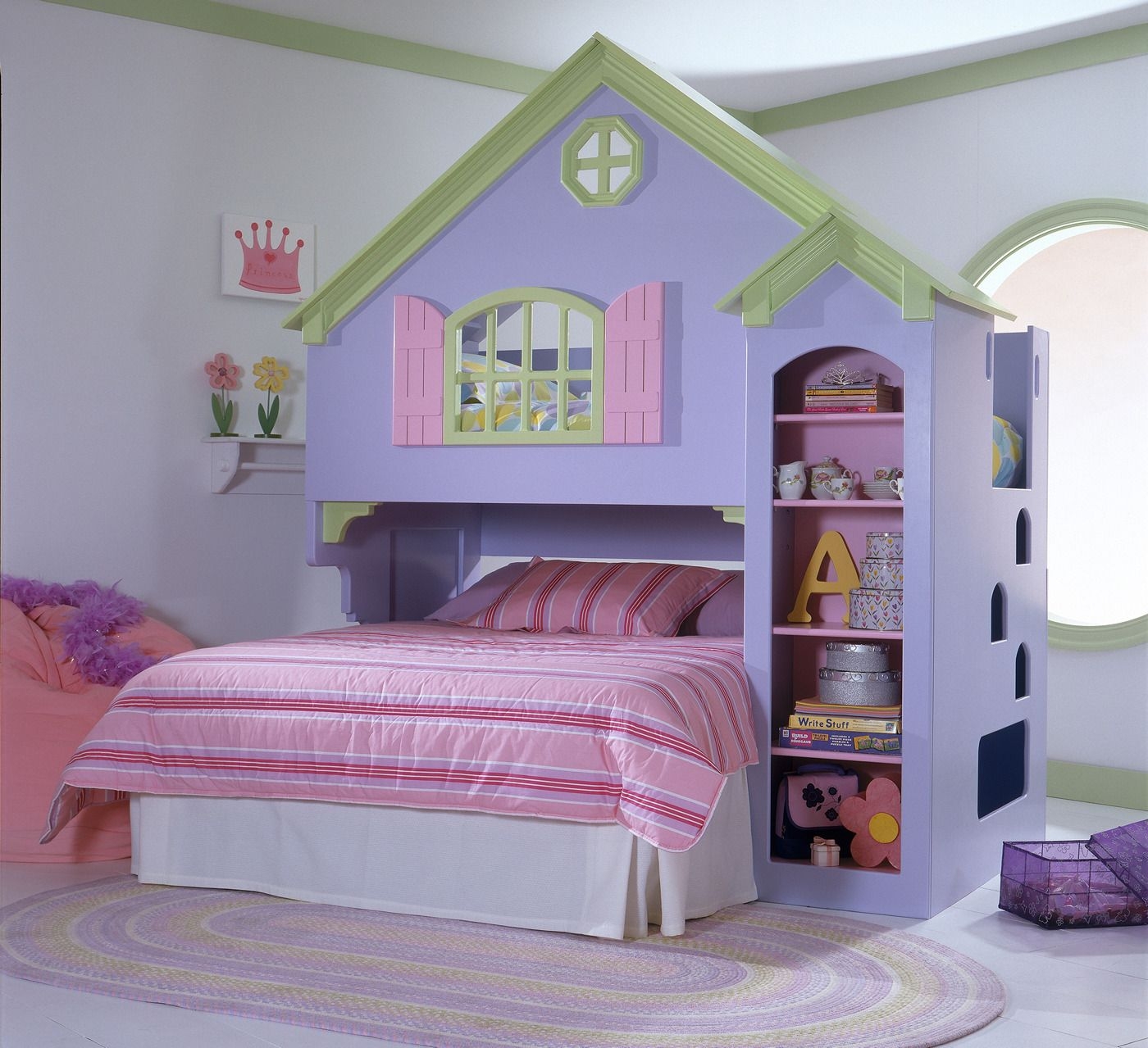 doll bunk bed with slide