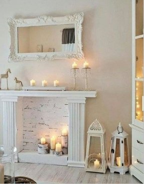 Fake Wall Fireplace Ideas On Foter