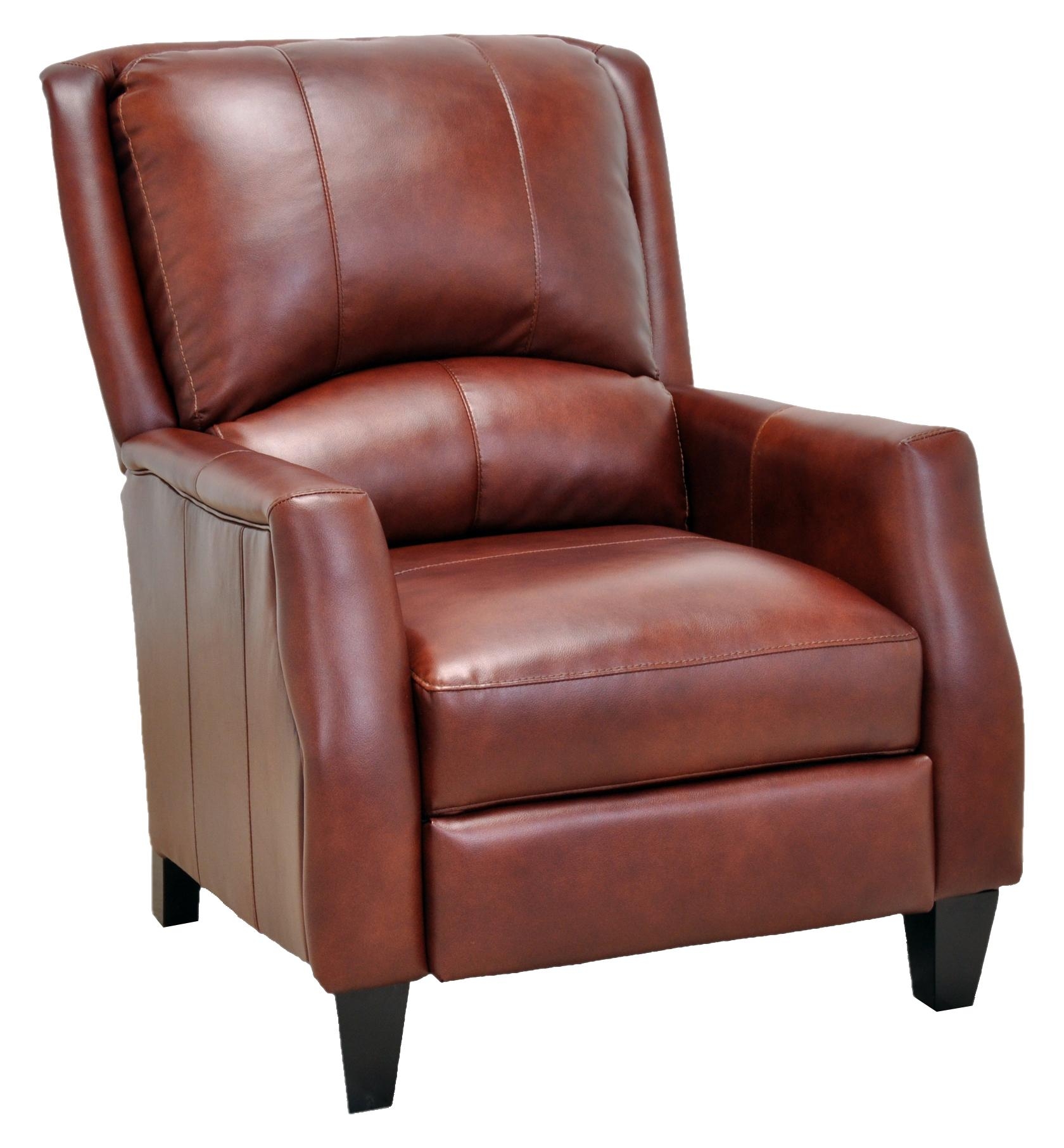 Franklin franklin recliners cosmo push back recliner with wooden legs