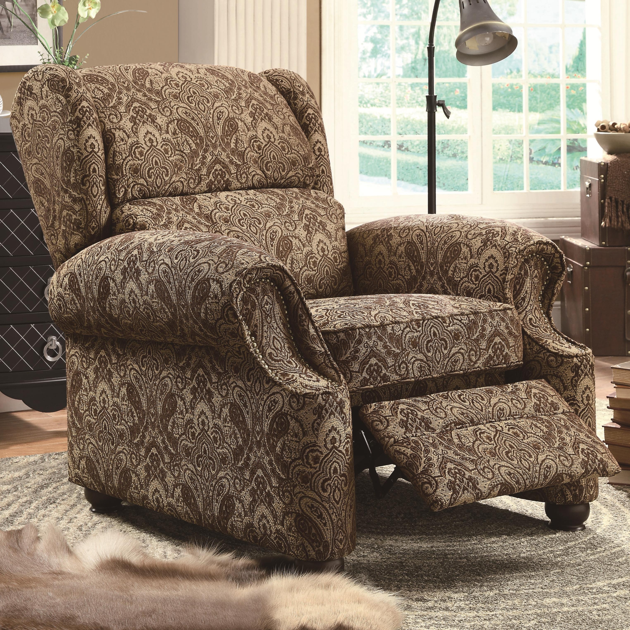 High back recliner chairs