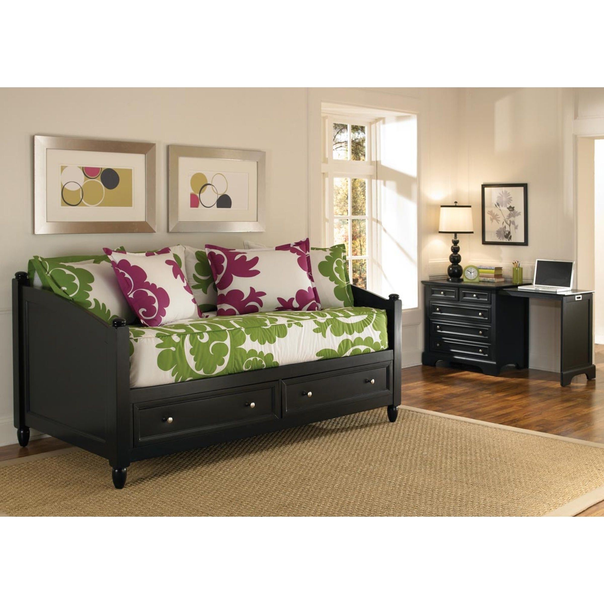 Home styles twin size bedford daybed and expand a desk