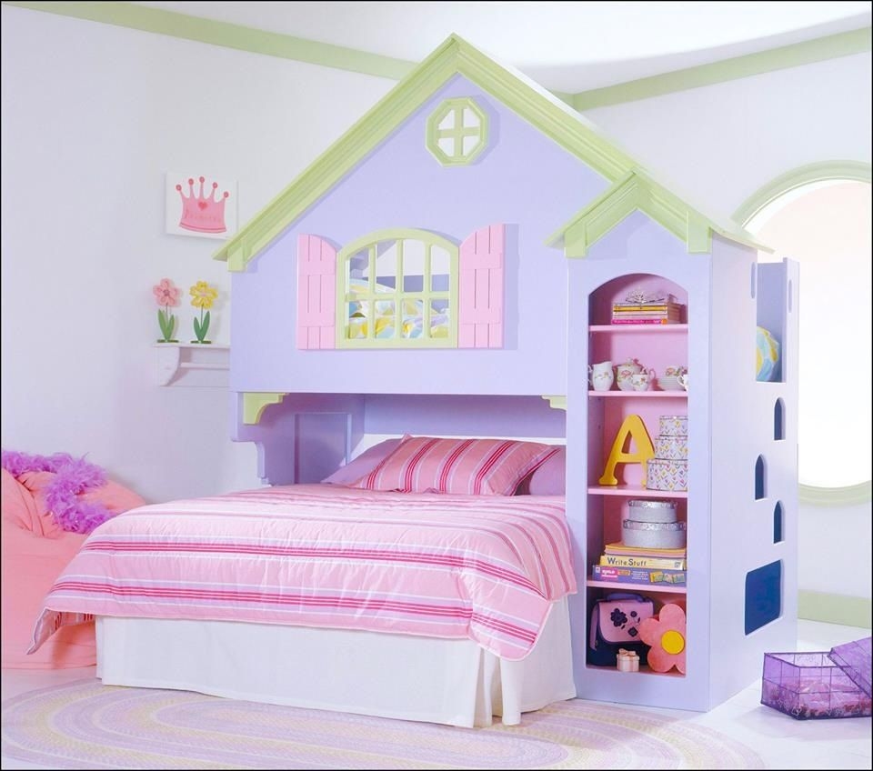 girls house bed