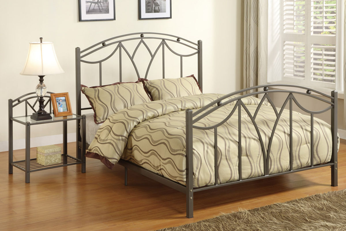 steel bedroom furniture set