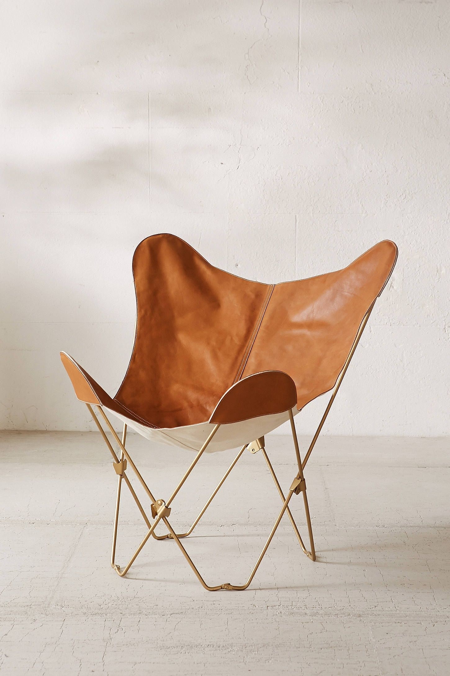 Metal leather chair