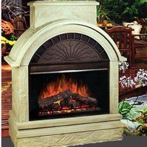 Outdoor fireplace heater
