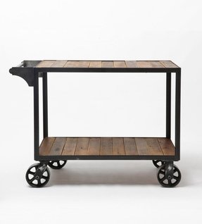 Wood Bar Cart Foter Pallet Bar Cart