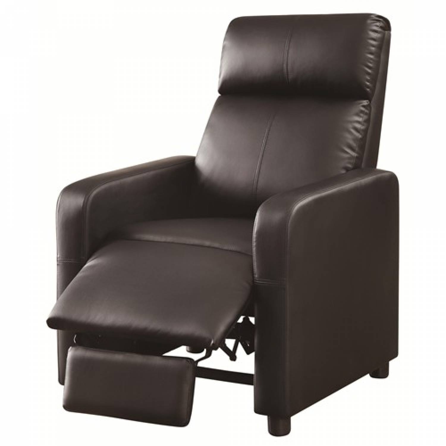 Push back chair and ottoman