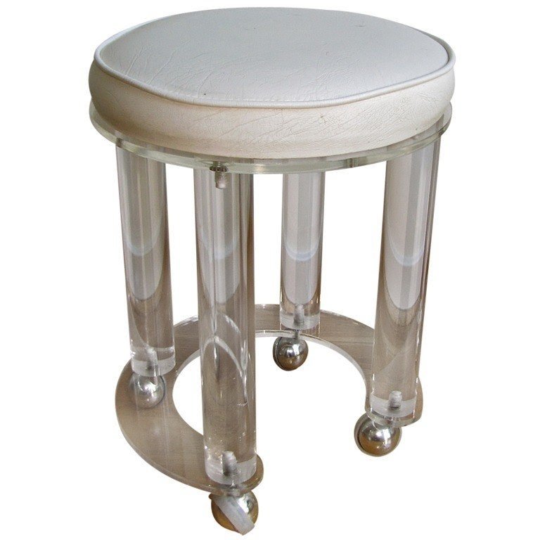 Round vanity stool 18