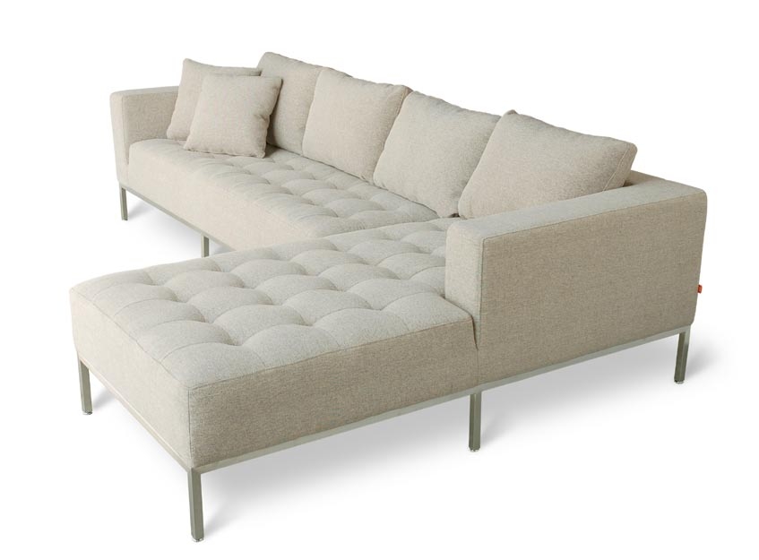 Small modern sectional sofa 2