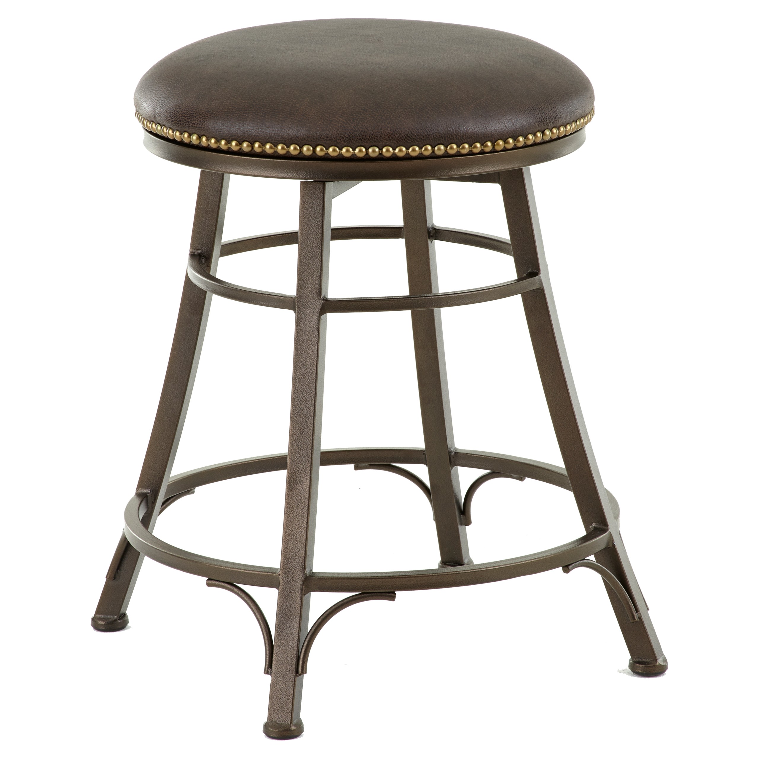 Steve Silver Bali Backless Swivel Counter Stool Traditional Bar Stools And Counter Stools