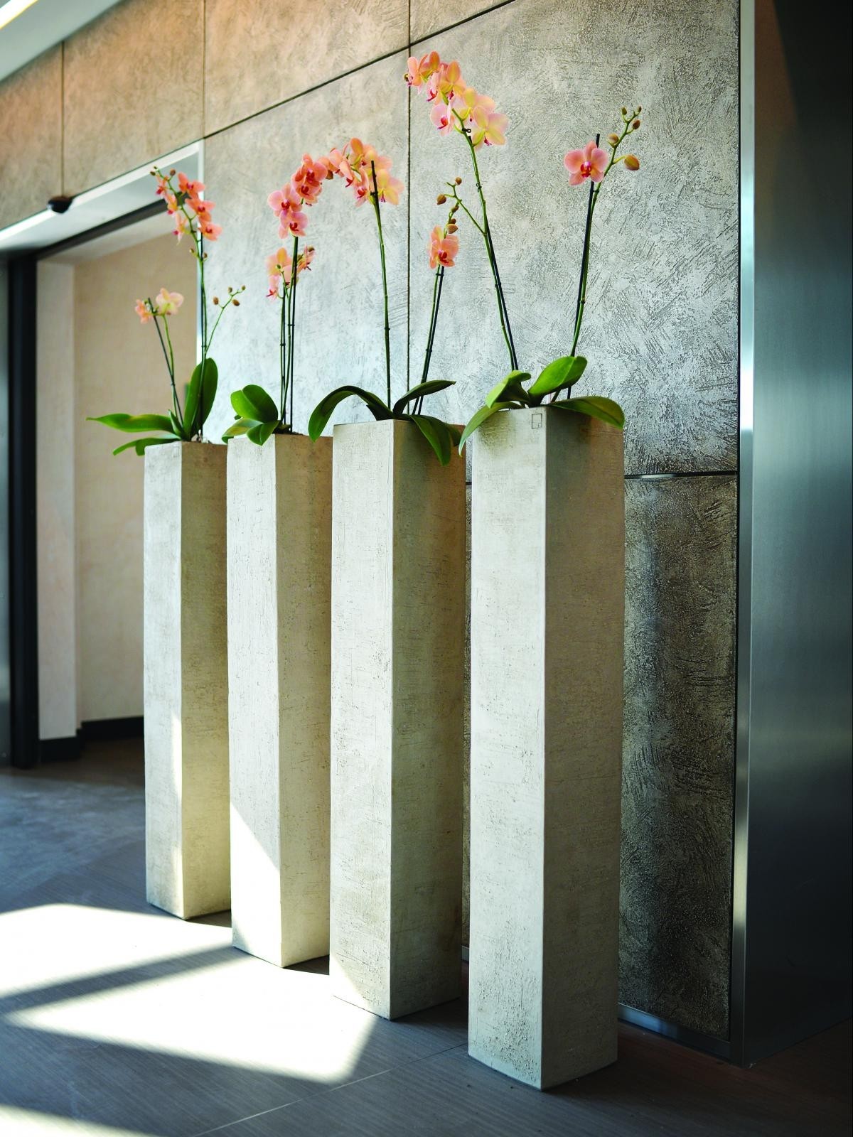 Tall pots for indoor plants