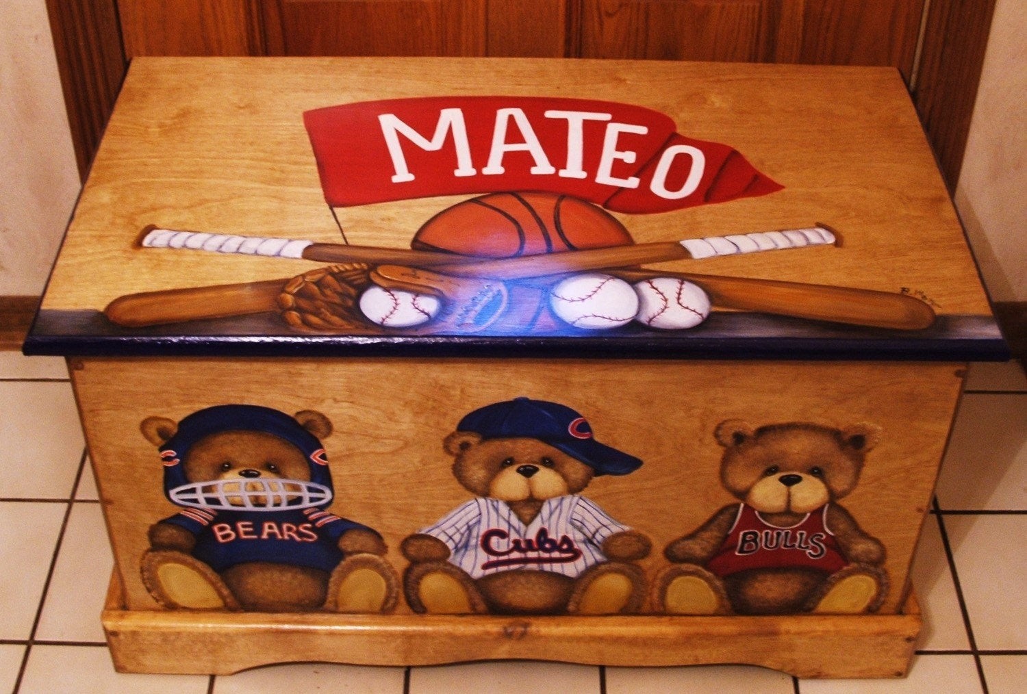 Toy chest personalized