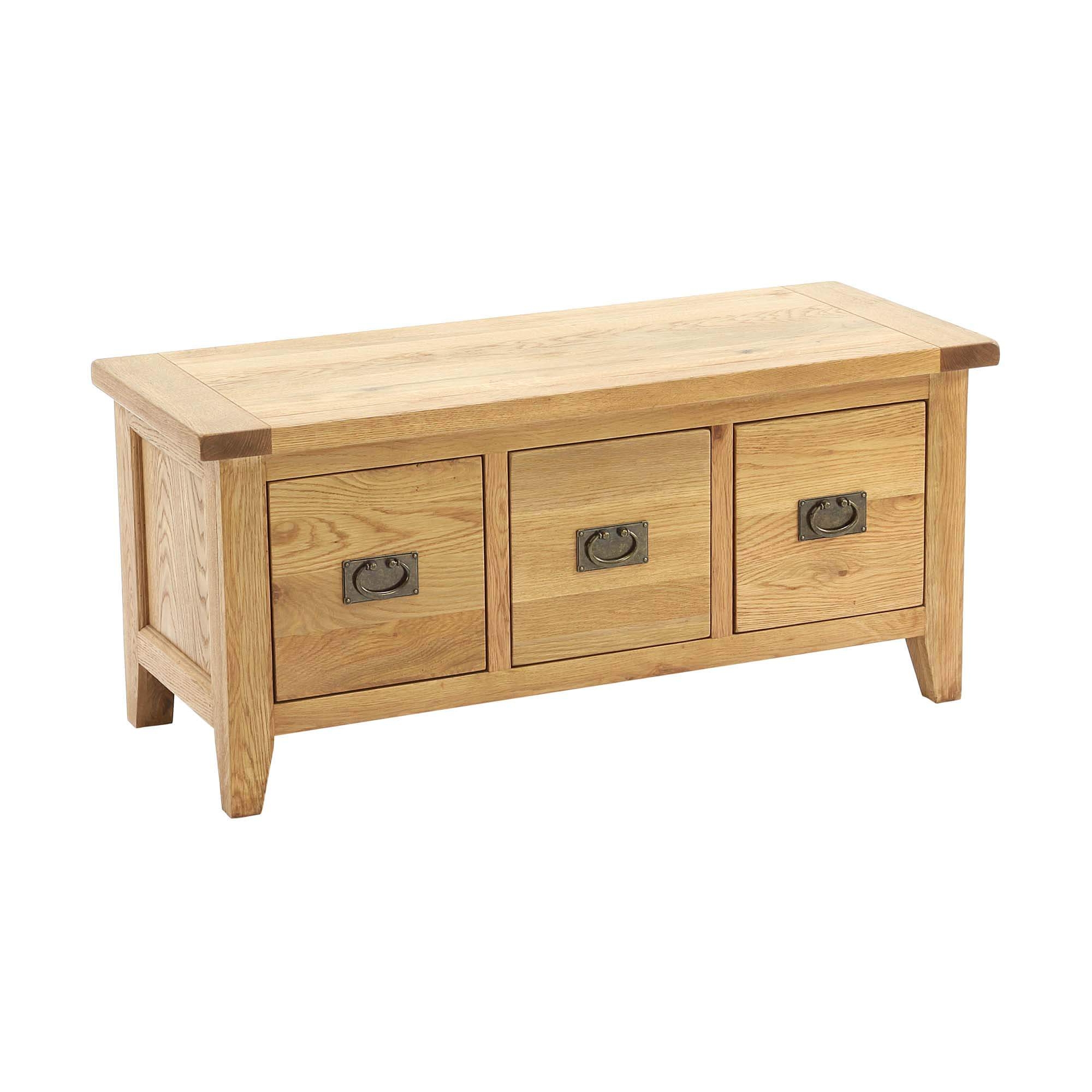 Vancouver oak furniture vancouver petite oak storage bench with