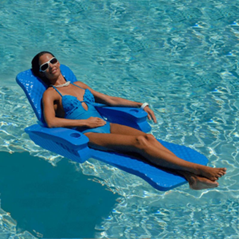 in pool floating lounge chairs