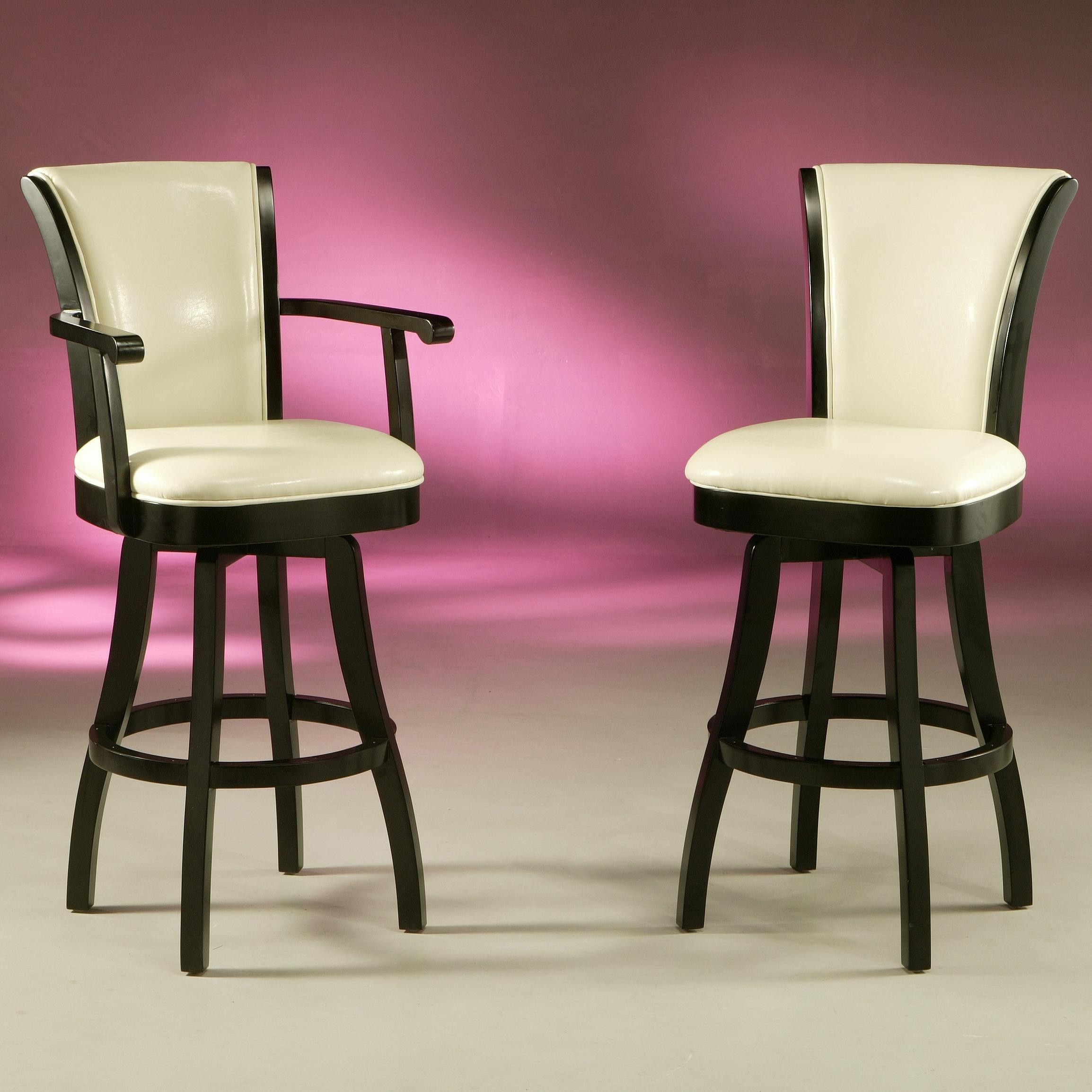 Bar stools with backs and arms and swivels 1