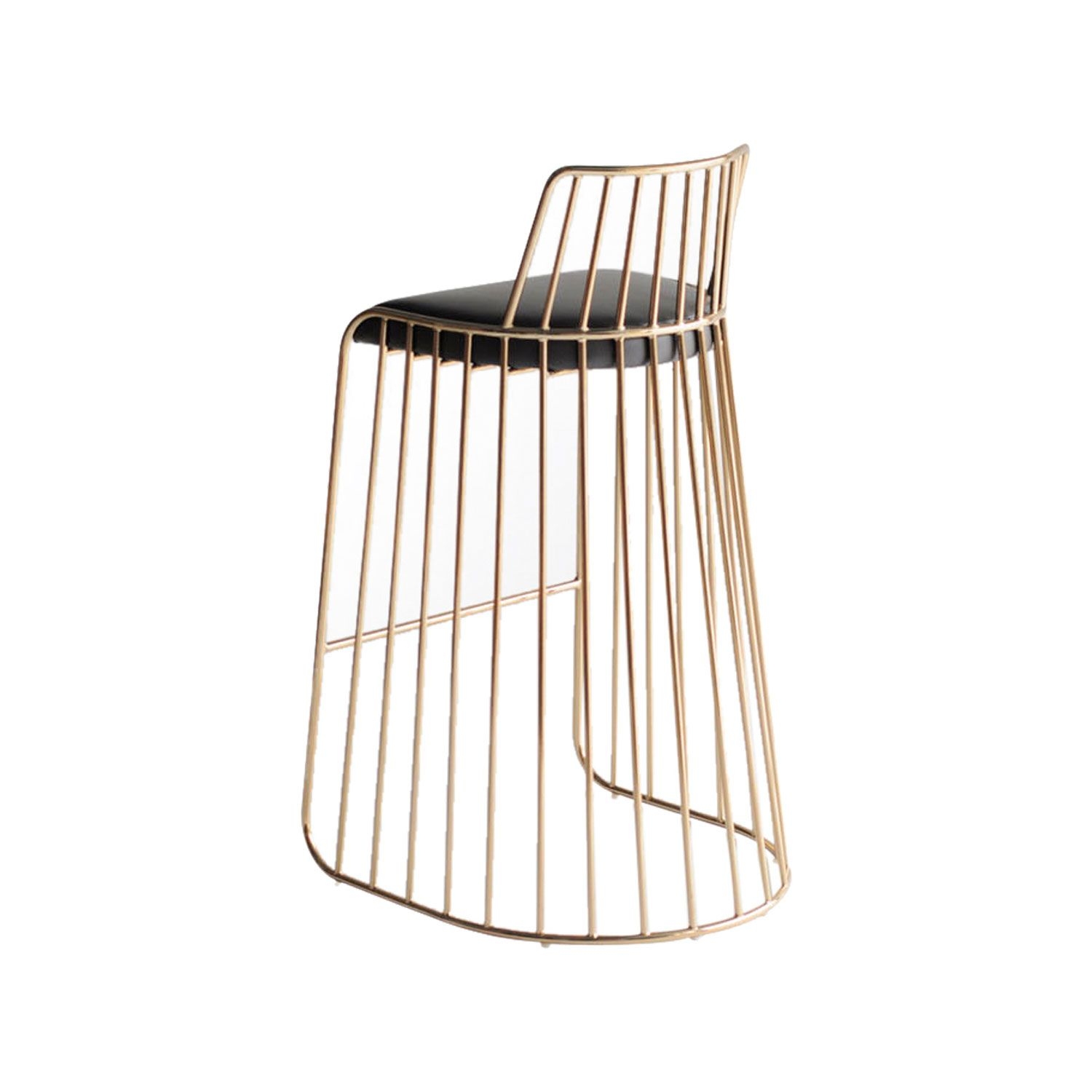 Brass modern bar stool
