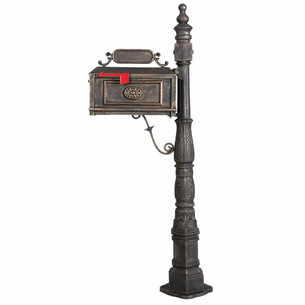 Cast Aluminum Mailbox Post - Ideas on Foter