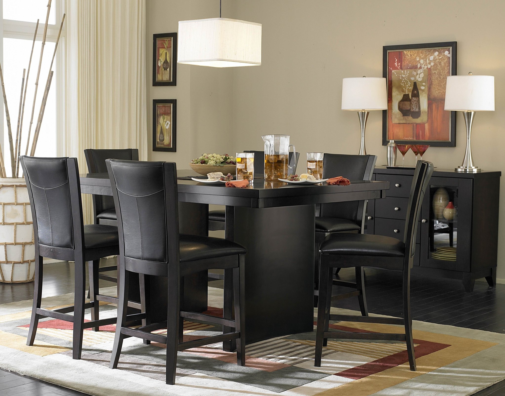 Counter Height Dining Set for 8 - Foter