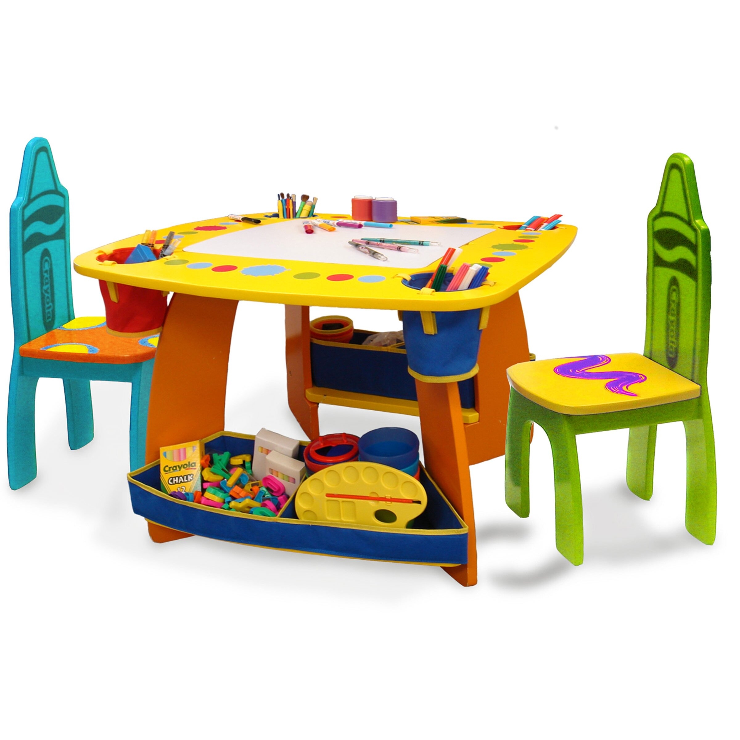 Crayola wooden table and chairs set