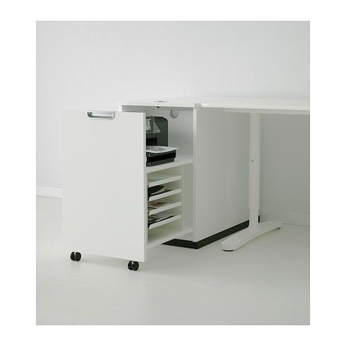 Galant storage pull out unit for printer white ikea 17