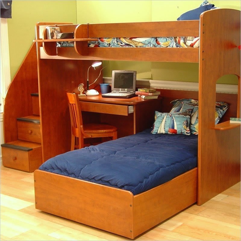 Loft Bed With Desk On Top - Foter