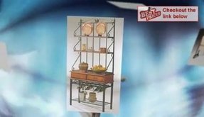 Metal And Wood Bakers Rack - Foter