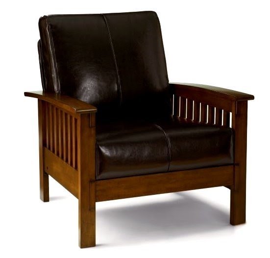 Mission arm chair