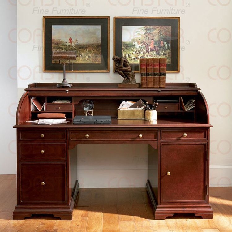 Contemporary roll top deals desk