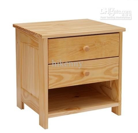 light pine nightstand