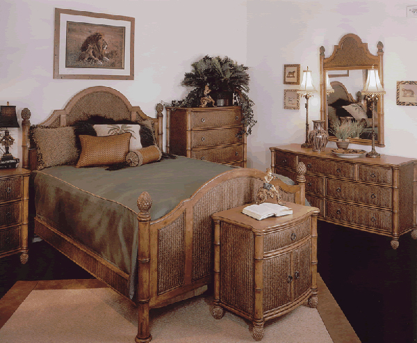 Wicker 2024 bedroom furniture