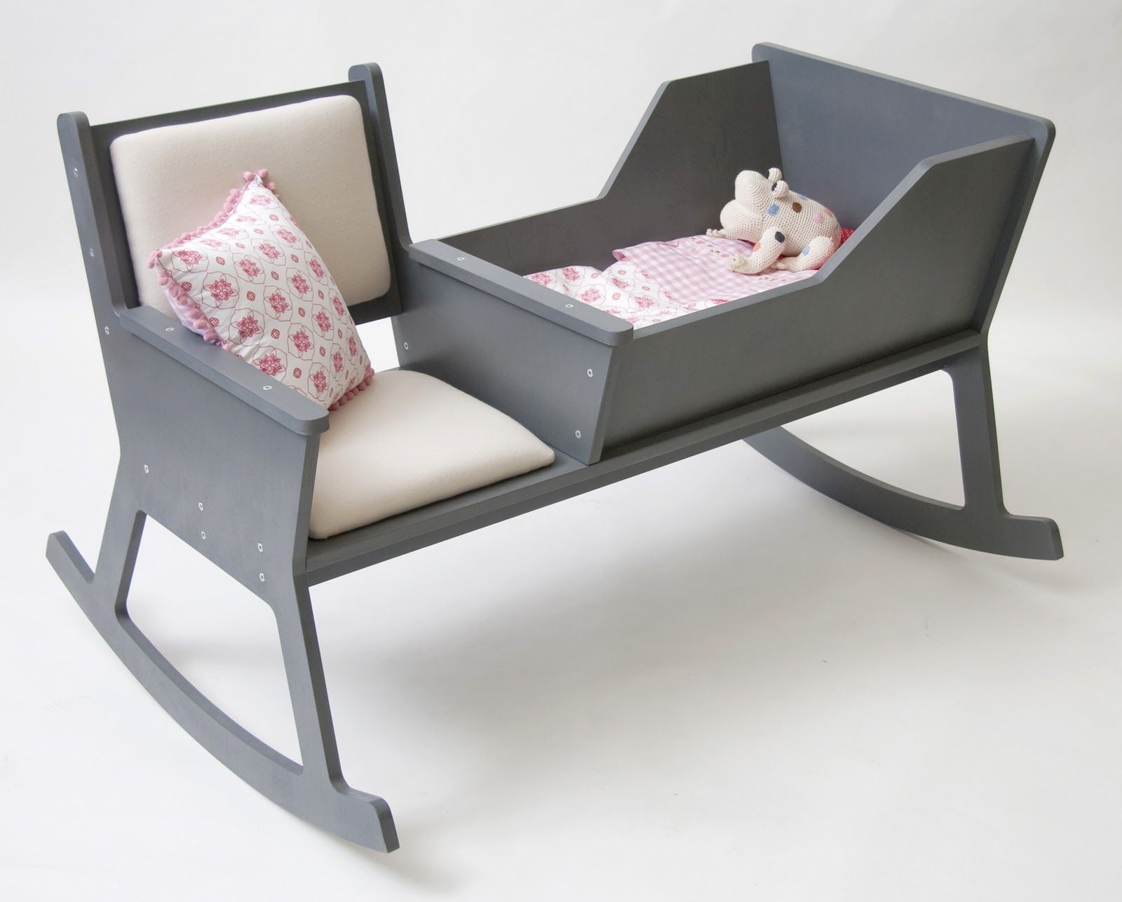 Rocking chair cradle contemporary kids bedding charlotte