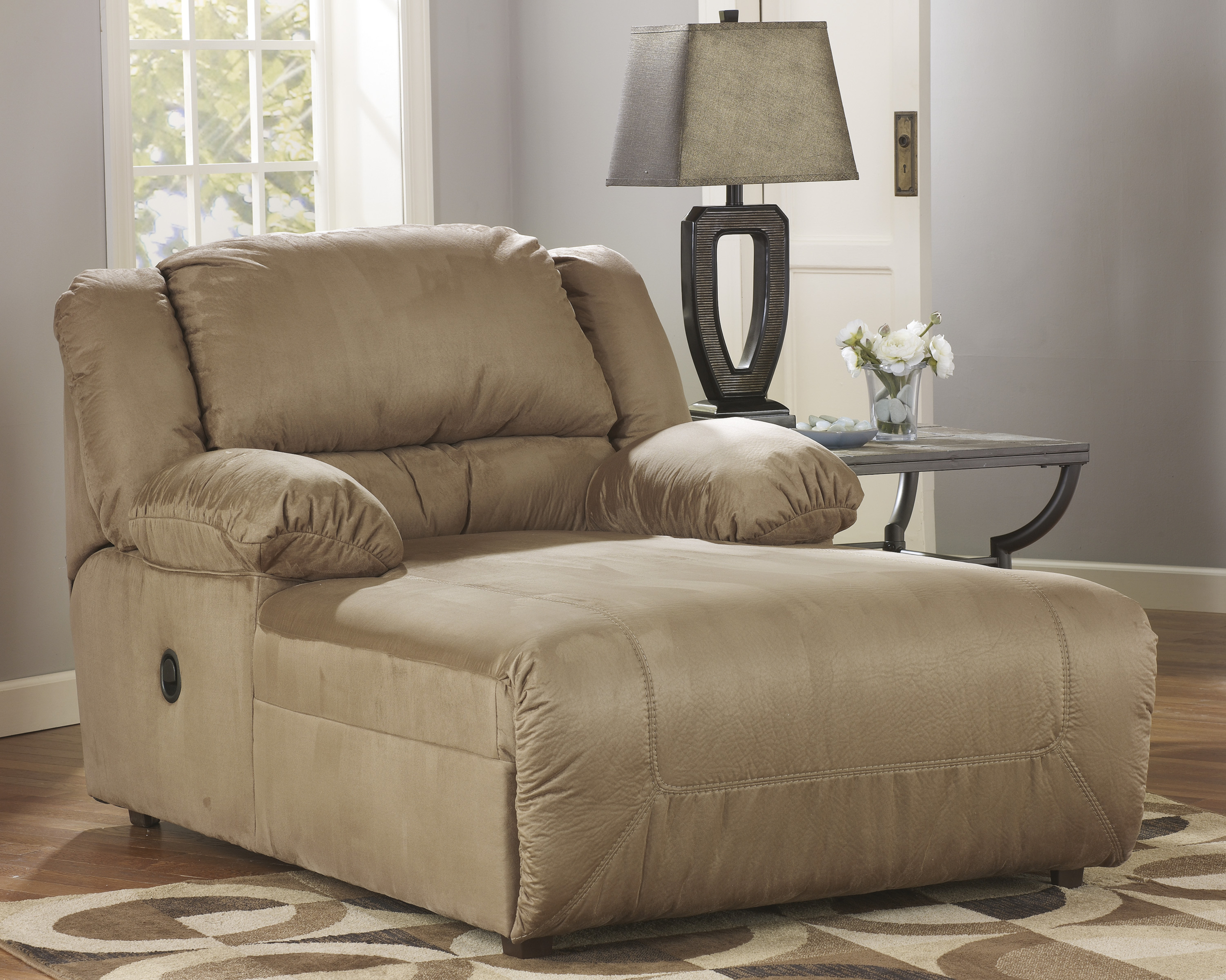 Double reclining lounge discount chair