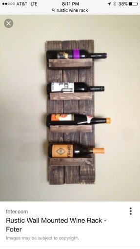 Rustic Wall Mounted Wine Rack - Ideas on Foter