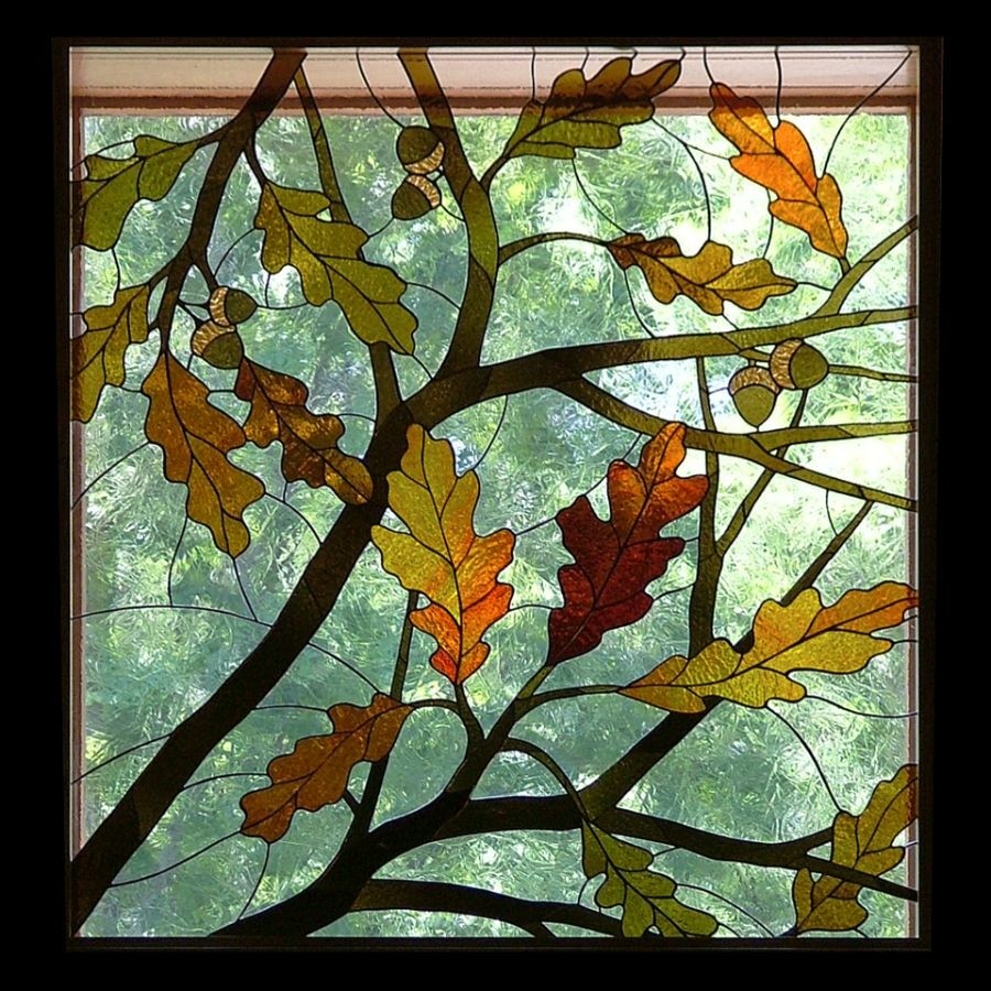 Stained glass panels for windows 1