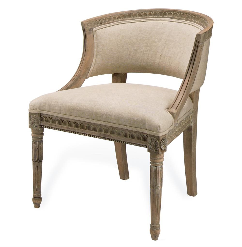 Upholstered barrel back chairs 28