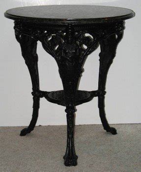 Victorian marble top tables