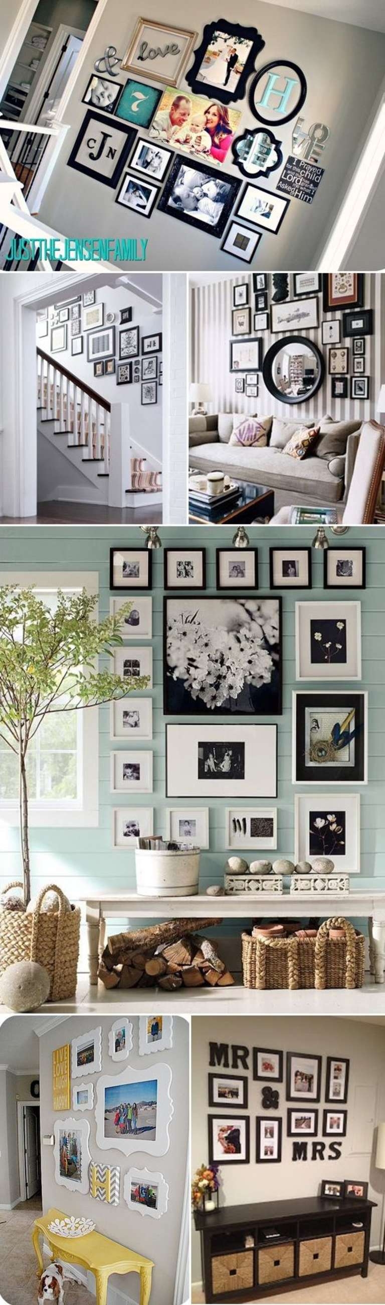 Hanging Photo Collage Frames - Foter