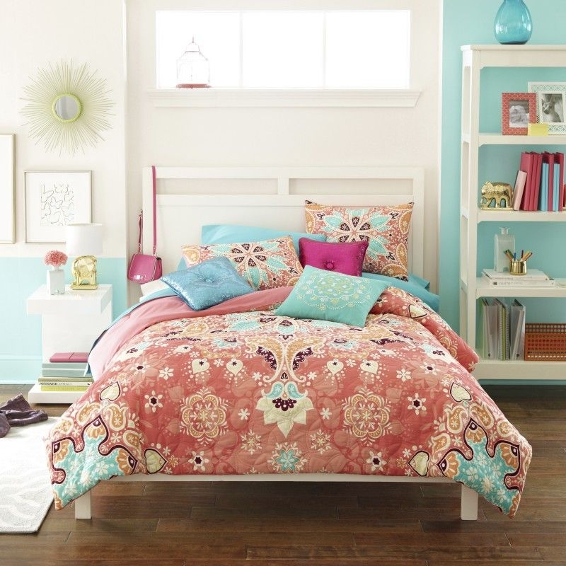 Girls coral clearance bedding