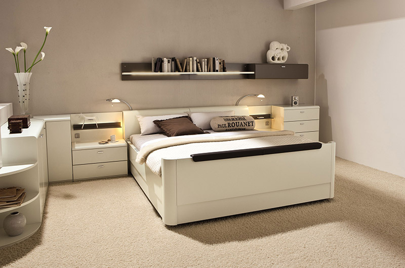 Beds headboard with the clean look white beds headboards storage