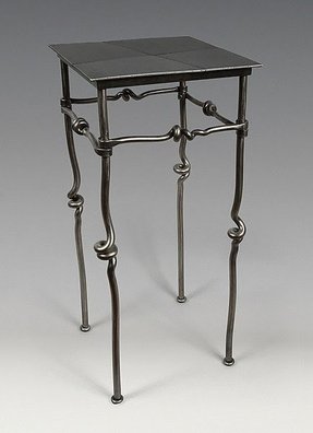Wrought Iron Bedside Table - Foter