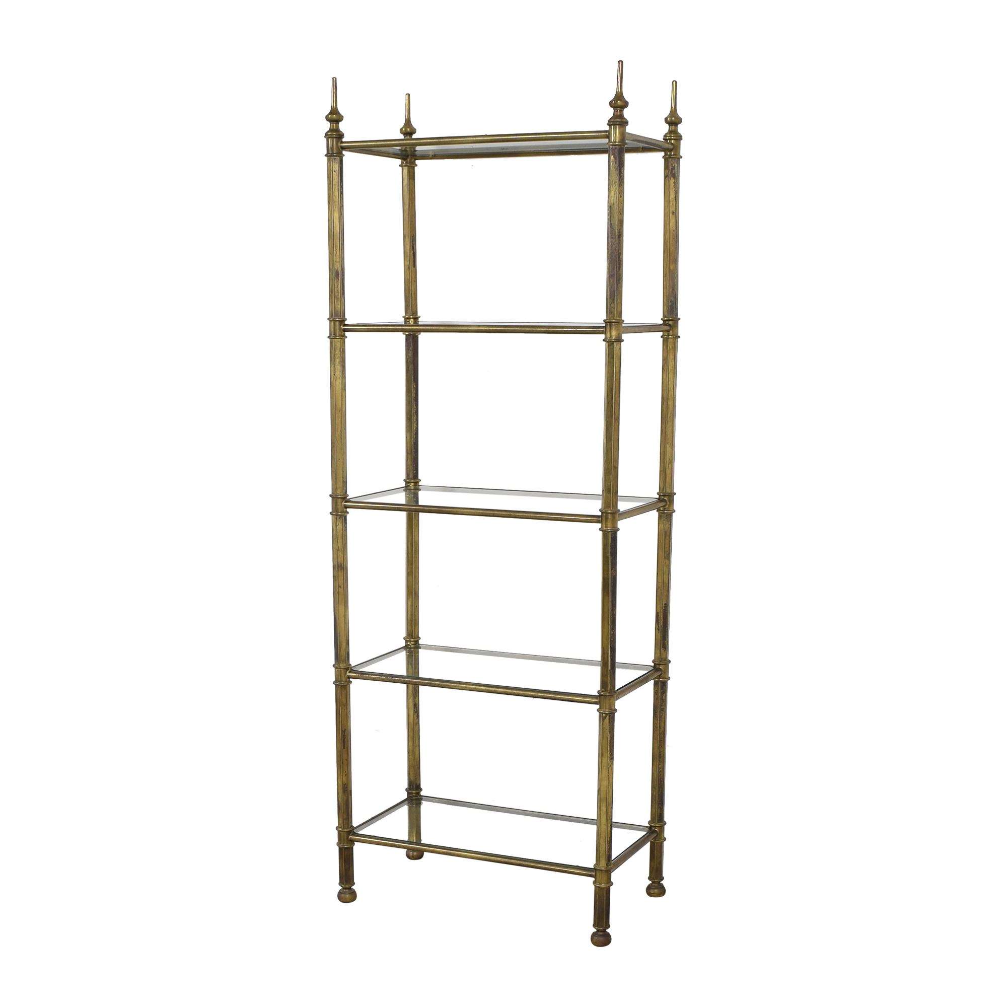 Metal And Glass Etagere - Ideas on Foter