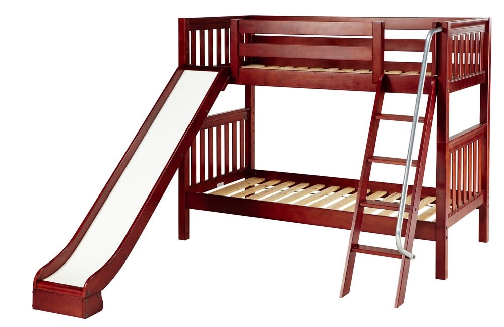 Bunk beds with a slide