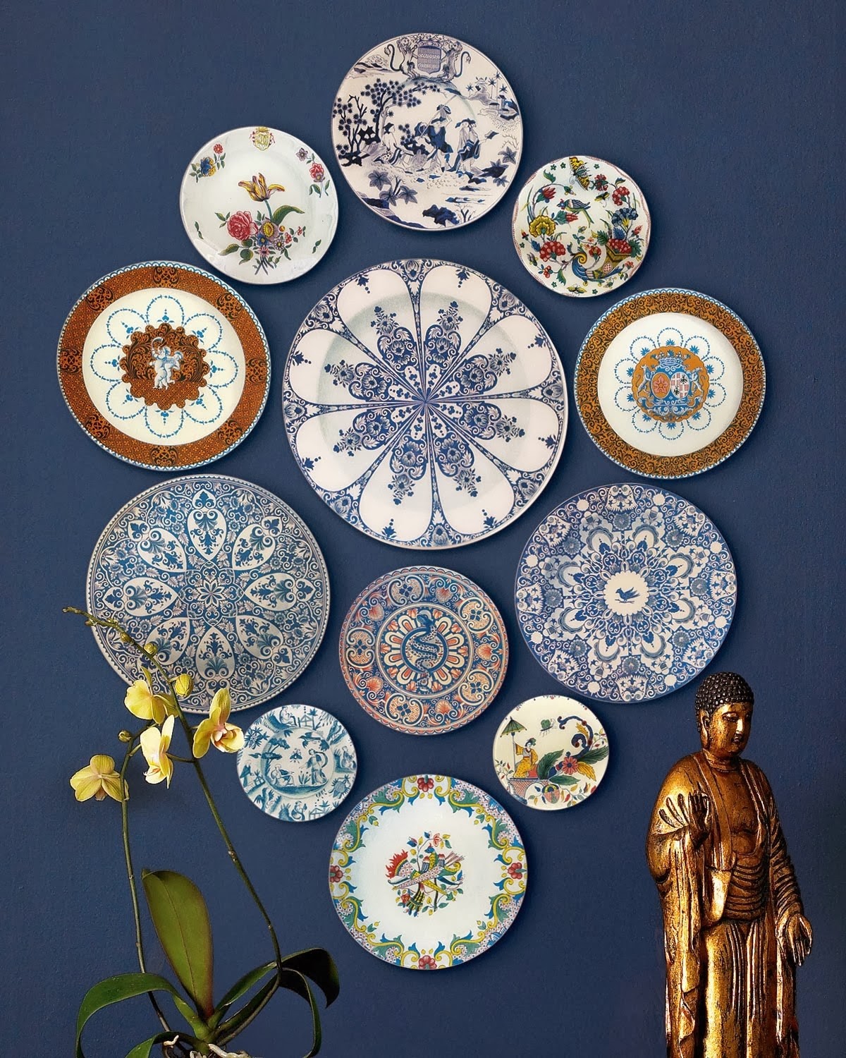 Details about   Wall Hanging Plate Home Decor Dishes Newest Style Decorative Plate Milan Design 