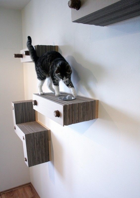 Diy cardboard cat tower